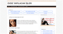 Desktop Screenshot of evdeyapilacakisler.net